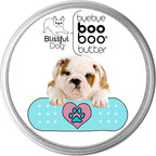 The Blissful Dog 4 oz lata Bulldog Booboo Butter