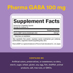 Natural Factors Pharma GABA - 60 Cápsulas Vegetarianas