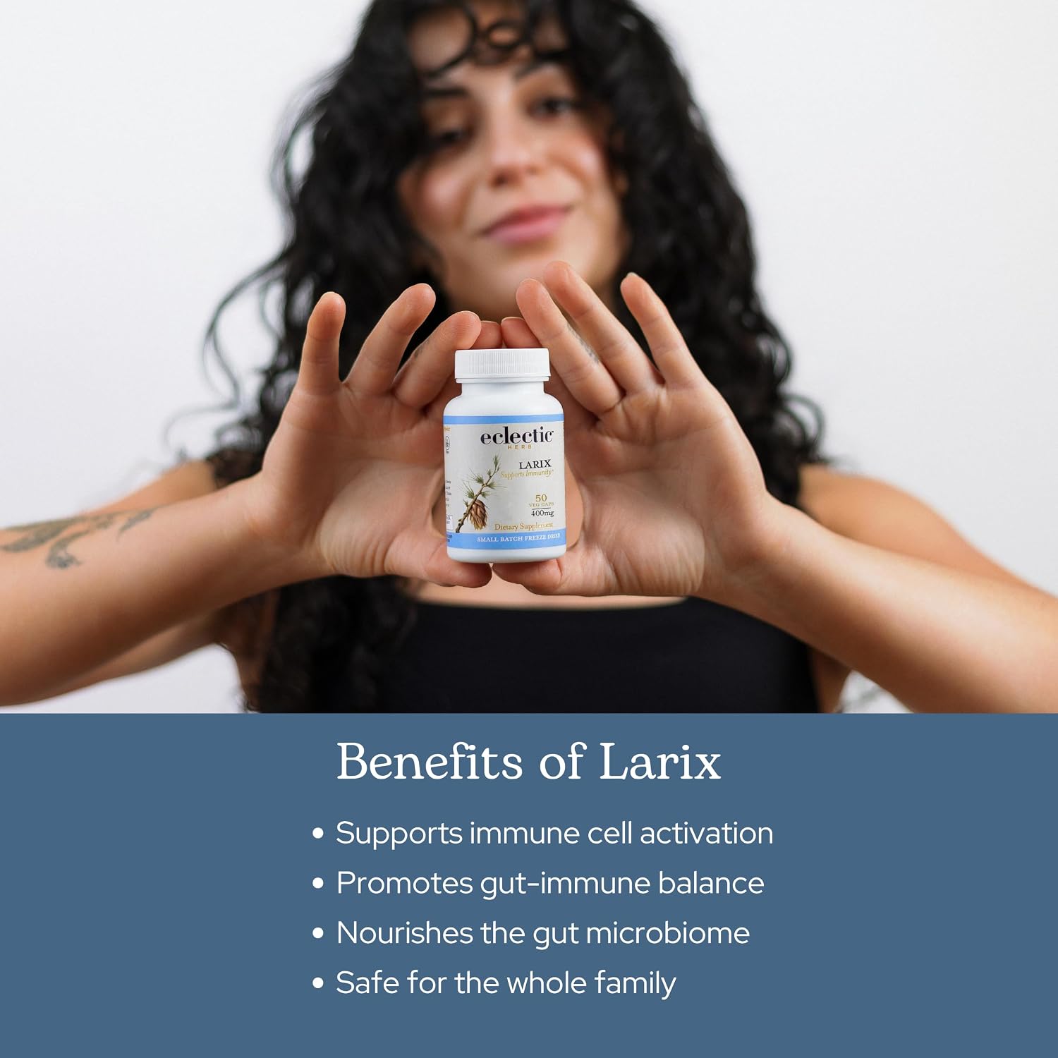 Eclectic Herb Larix Cápsulas – 100 Cápsulas de 400 mg