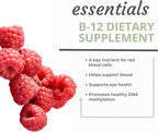 Optimal Health Systems Essential B-12 Drops | Vitamina B12 Líquida para Energía y Apoyo Cognitivo | 60 ml