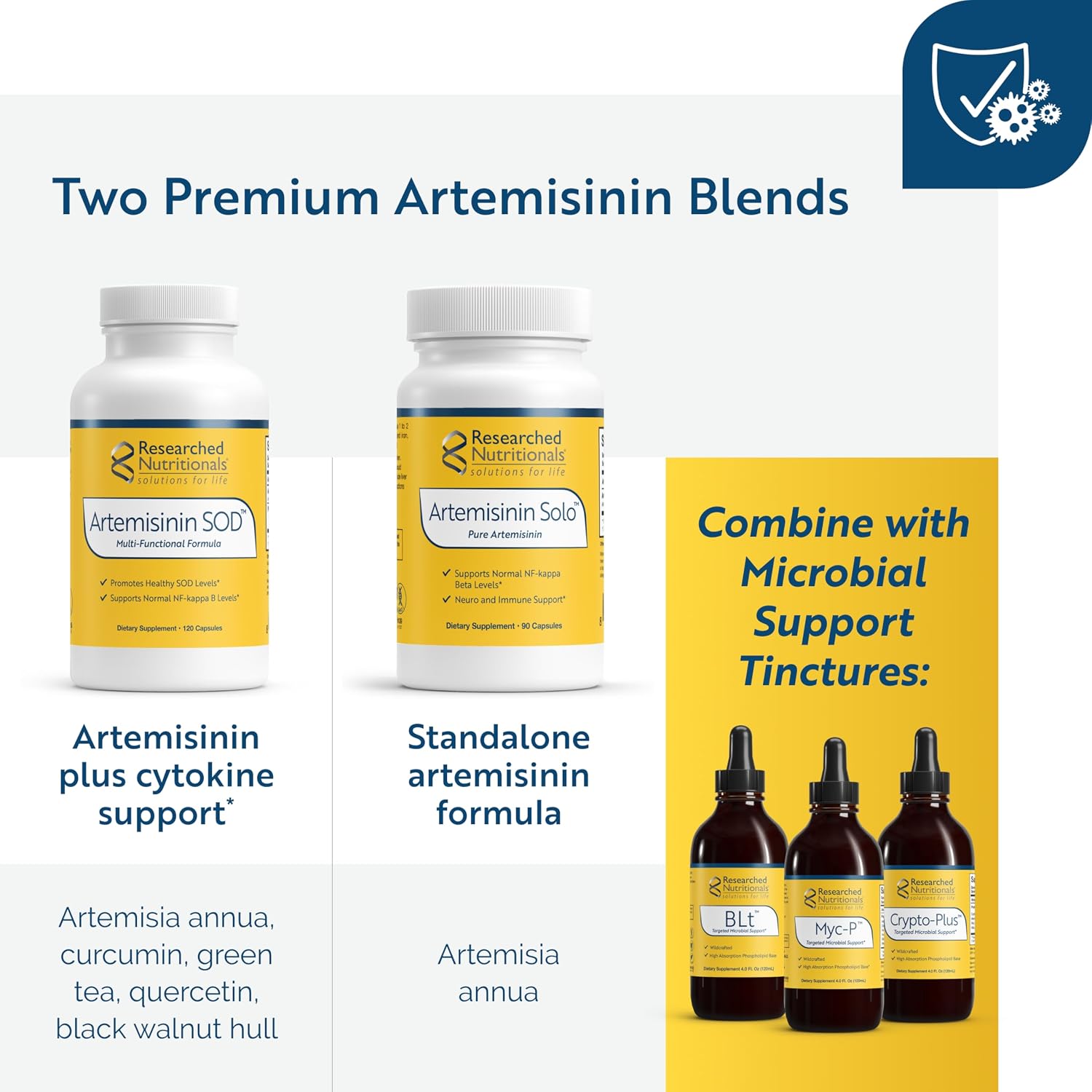Researched Nutritionals Artemisinin SOD - 120 Cápsulas