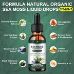 Menkru Irish Sea Moss Drops – Complemento Multimineral Orgánico 59 ml