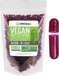 XPRS Nutra Cápsulas Vacías Tamaño 3 - 1000 Unidades - Cápsulas Vegetales (Zanahoria Morada)