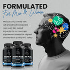 Neuro Plus Brain Supplement - Suplemento para la Memoria y Concentración con PQQ (180 Cápsulas)