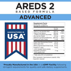 Viteyes AREDS 2 Advanced Complemento Macular con Luteína y Antioxidantes, 60 Cápsulas