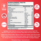 Llama Naturals Multivitamínico Vegano Orgánico en Gominolas - 120 Gominolas de Fresa