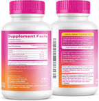 Pink Stork Omega-3 DHA - 540 mg de Aceite de Pescado con DHA y EPA, Suplemento Prenatal y Postparto para la Salud Cognitiva y el Desarrollo Fetal - 60 Cápsulas Blandas