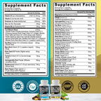 Vitamax Pure Himalayan Shilajit con Sea Moss, Ashwagandha, Bladderwrack y Ginkgo Biloba - Cápsulas Veganas