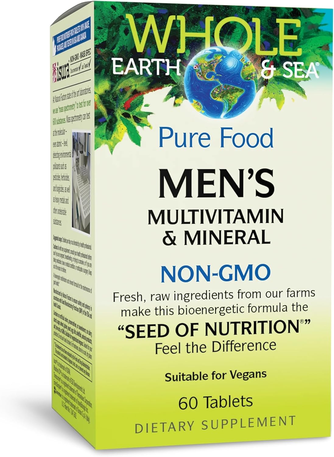 Natural Factors Multivitamínico para Hombres con Minerales, 60 Comprimidos