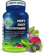 Multivitamínico Diario para Hombres – Vegano, Metilado, con Saw Palmetto y Superalimentos Orgánicos | SUPPLEMENTS STUDIO