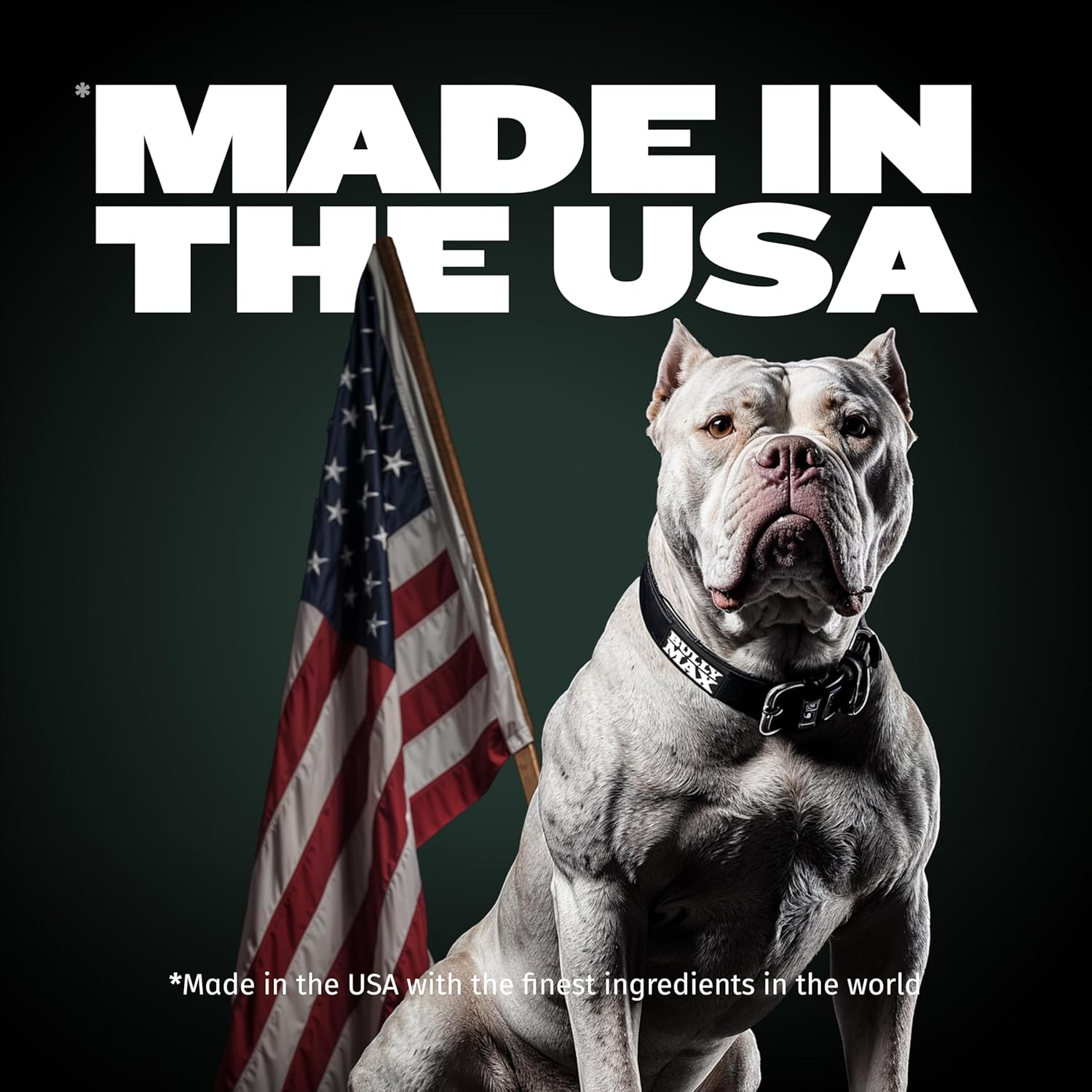 Bully Max 2-en-1 Tabletas Masticables para Perros - Vitaminas y Suplementos para Aumento de Masa Muscular y Crecimiento - Multivitamínico Canino para Todas las Razas y Edades - 60 Comprimidos, 3 Botellas