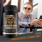 Max Alpha X10ND Ultra Prostate - Apoyo Prostático para Hombres con Vitamina D, Ginseng, Té Verde y Zinc