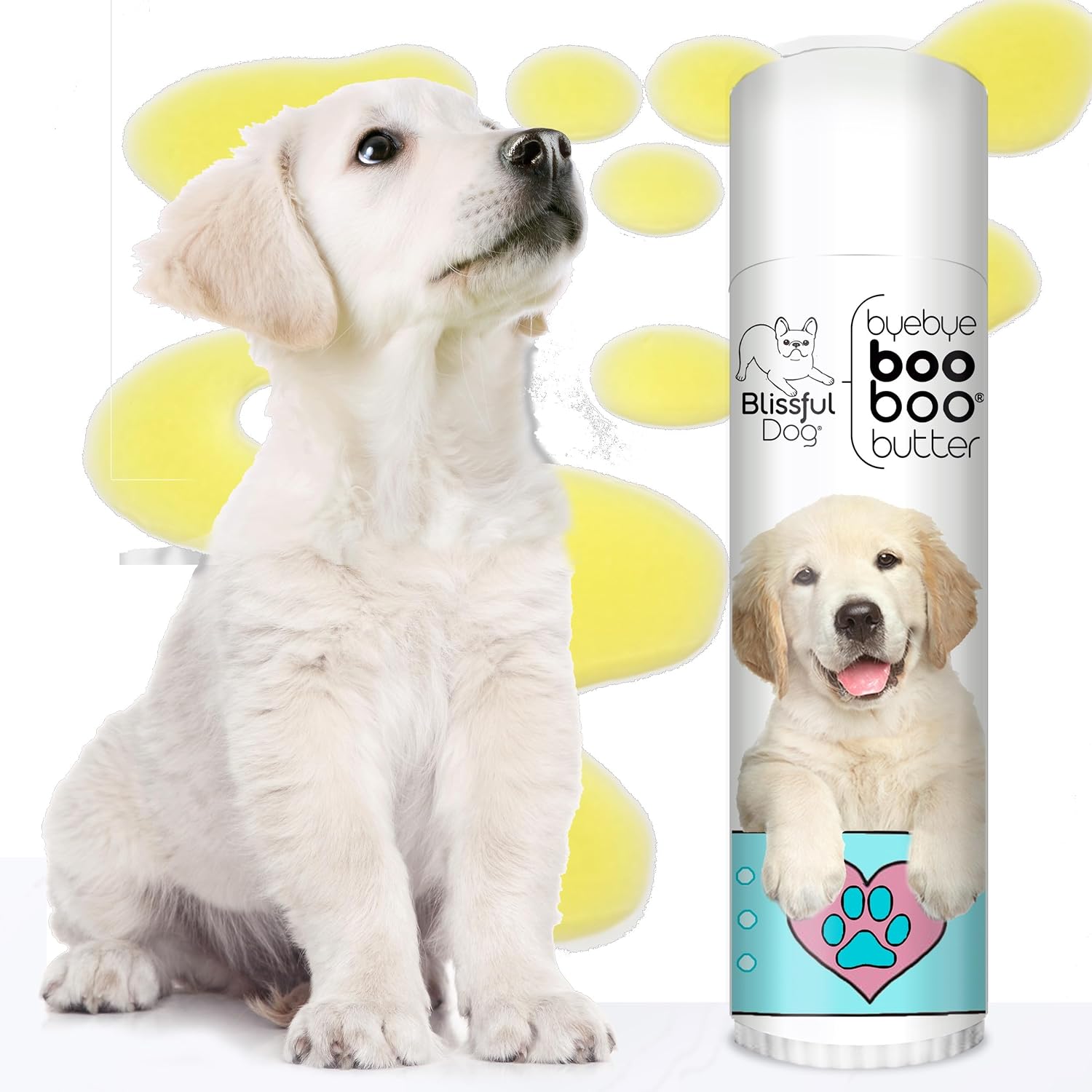 The Blissful Dog Booboo Butter .50 oz Tubo para Golden Retriever
