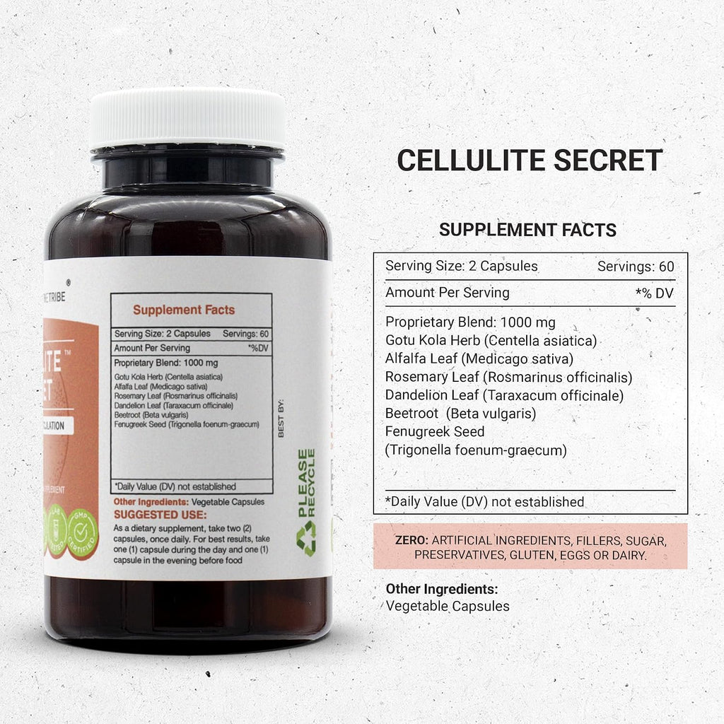 Secrets of the Tribe Cellulite Secret 120 Cápsulas