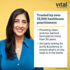 Vital Nutrients Cortisol Balance - Suplemento Vegano para el Equilibrio del Cortisol y el Estrés - 30 Cápsulas