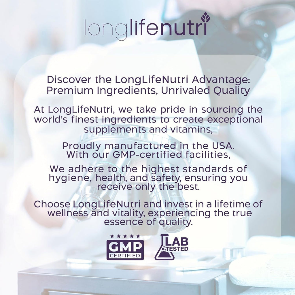 LongLifeNutri Indole-3-Carbinol 400mg – 120 Cápsulas Vegetales (4 Meses de Suministro)