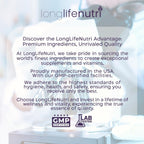 LongLifeNutri Indole-3-Carbinol 400mg – 120 Cápsulas Vegetales (4 Meses de Suministro)