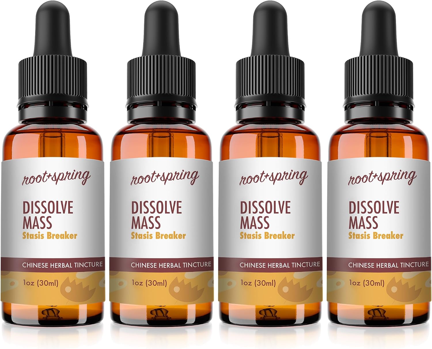 root + spring Dissolve Mass Tintura Herbal Concentrada, Pack de 2