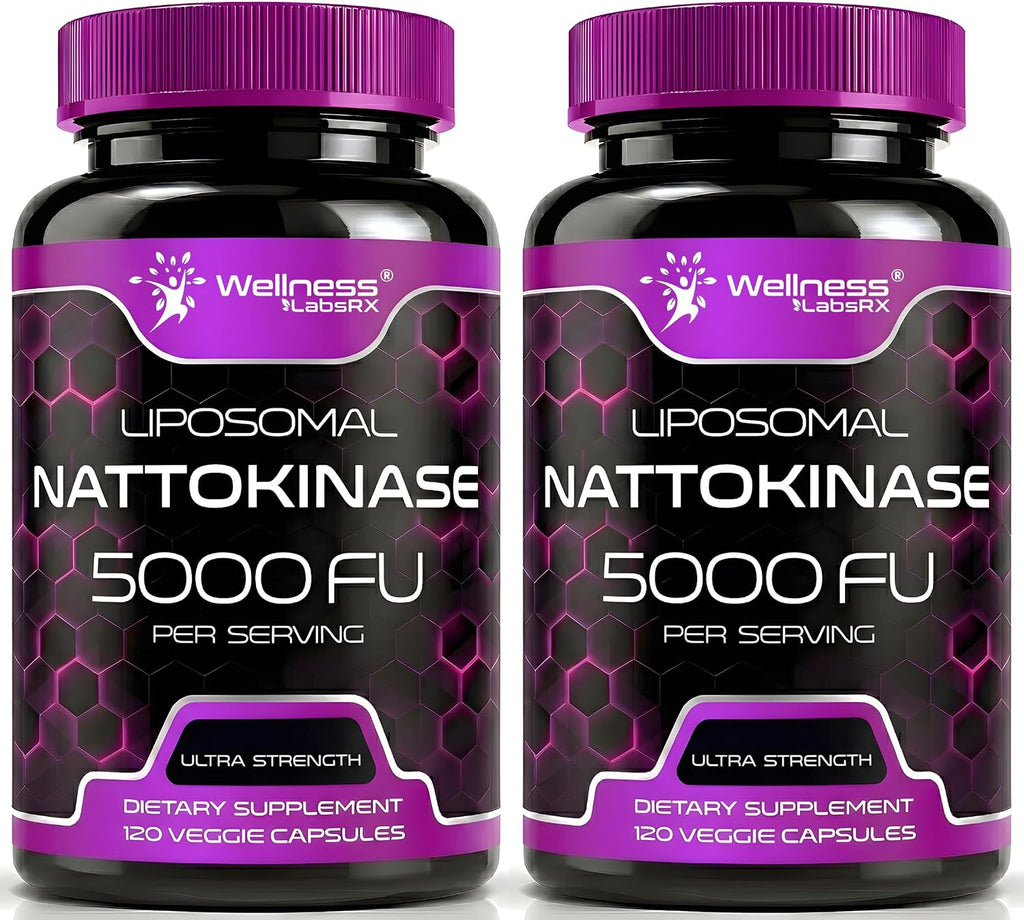Nattokinasa 5000 FU, 120 Cápsulas – Complemento Enzimático de Natto