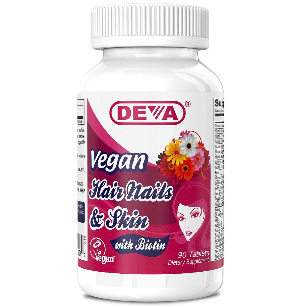 Deva - Hair, Nails & Skin 90 Comprimidos (Vegano)