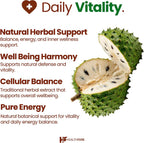 Healthfare Graviola Soursop Extracto 5000mg | Annona Muricata | 200 Cápsulas Veganas