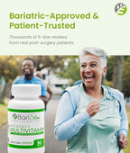 BariSlim Multivitamínico Bariátrico Una Vez al Día - 60mg Hierro - Post Cirugía Bypass Gástrico | 90 Días