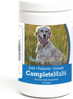Healthy Breeds Cesky Terrier Multivitamínico Todo en Uno Masticable Suave 60 unidades