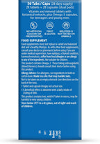 Vitabiotics Wellteen Him Plus Omega-3 - Multivitamínico para Adolescentes y Jóvenes (13-19 años) - 56 Comprimidos y Cápsulas
