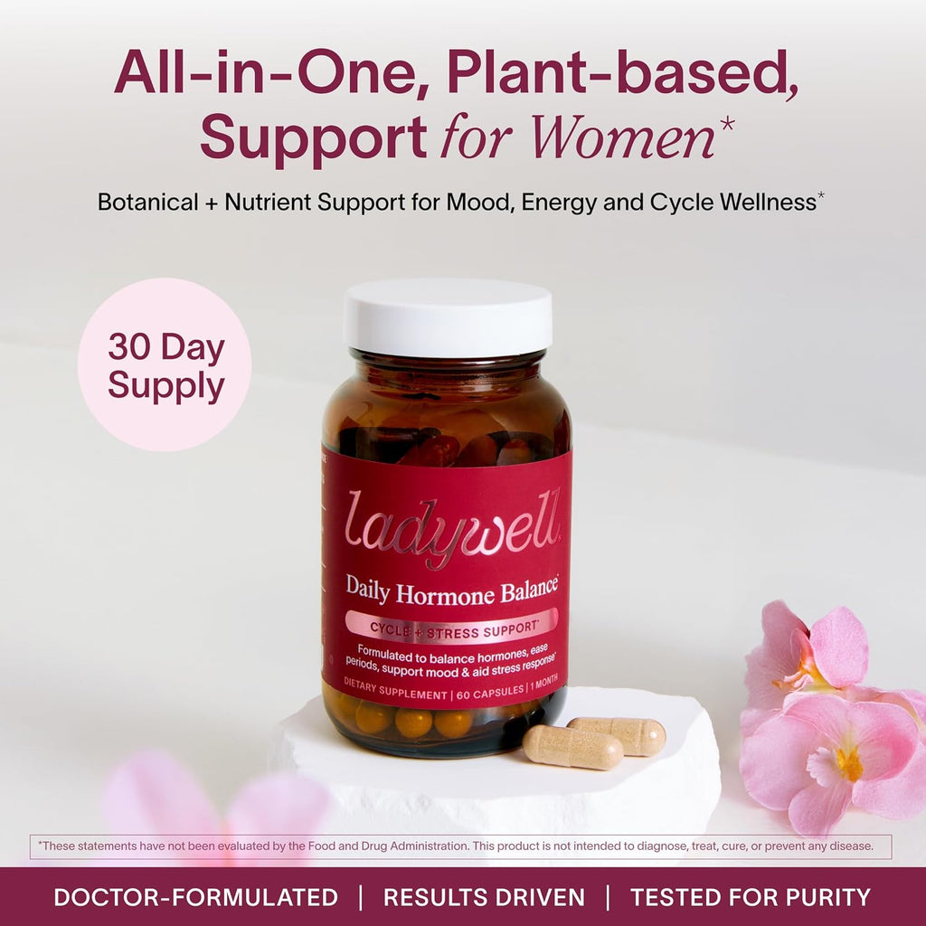 Ladywell Daily Hormone Balance Cápsulas - Apoyo Hormonal Natural para Mujeres