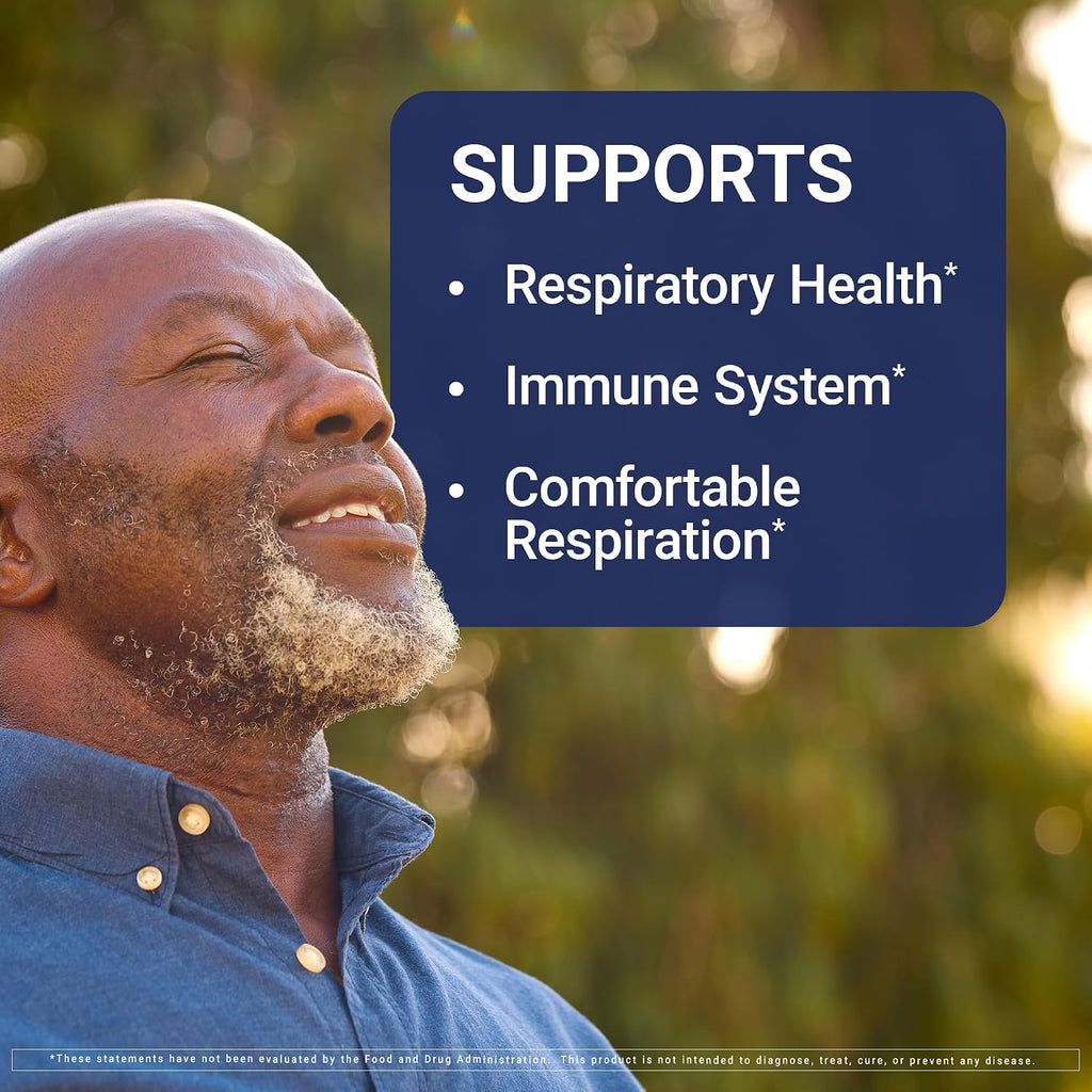 U.S. Doctors' Clinical Lung Support Supplement - 12 Chinese Herbs, Vitamins, and Minerals - 60 Capsules