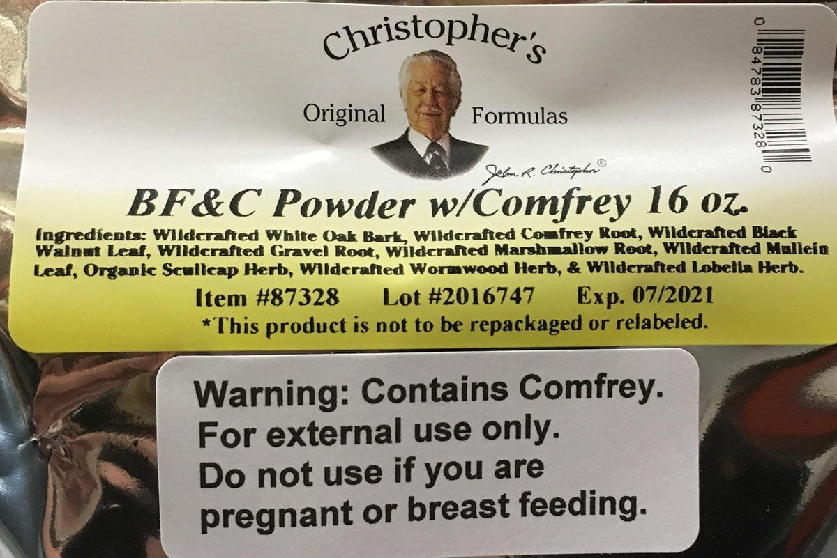 Christopher's Original Formulas BF and C Powder with Comfrey – Image 2