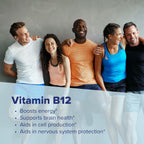 Superior Source No Shot Vitamina B12 Cianocobalamina 5000 mcg, 100 Comprimidos Sublinguales