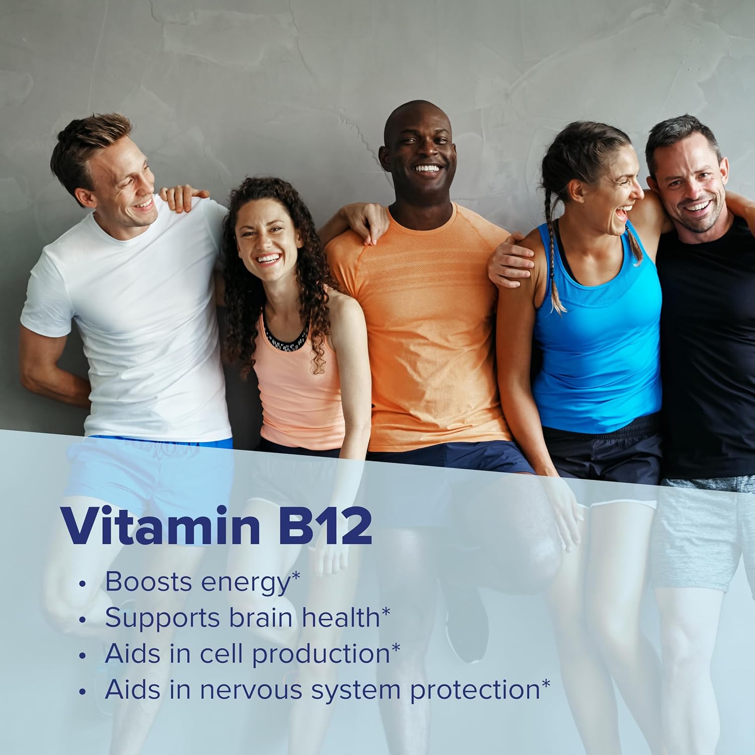 Superior Source No Shot Vitamina B12 Cianocobalamina 5000 mcg, 100 Comprimidos Sublinguales