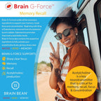 Brain G-Force | Suplemento para la Función Cognitiva | con Galantamina, Ácido R-Lipoico, A-GPC y Benfotiamina | 45 Servicios