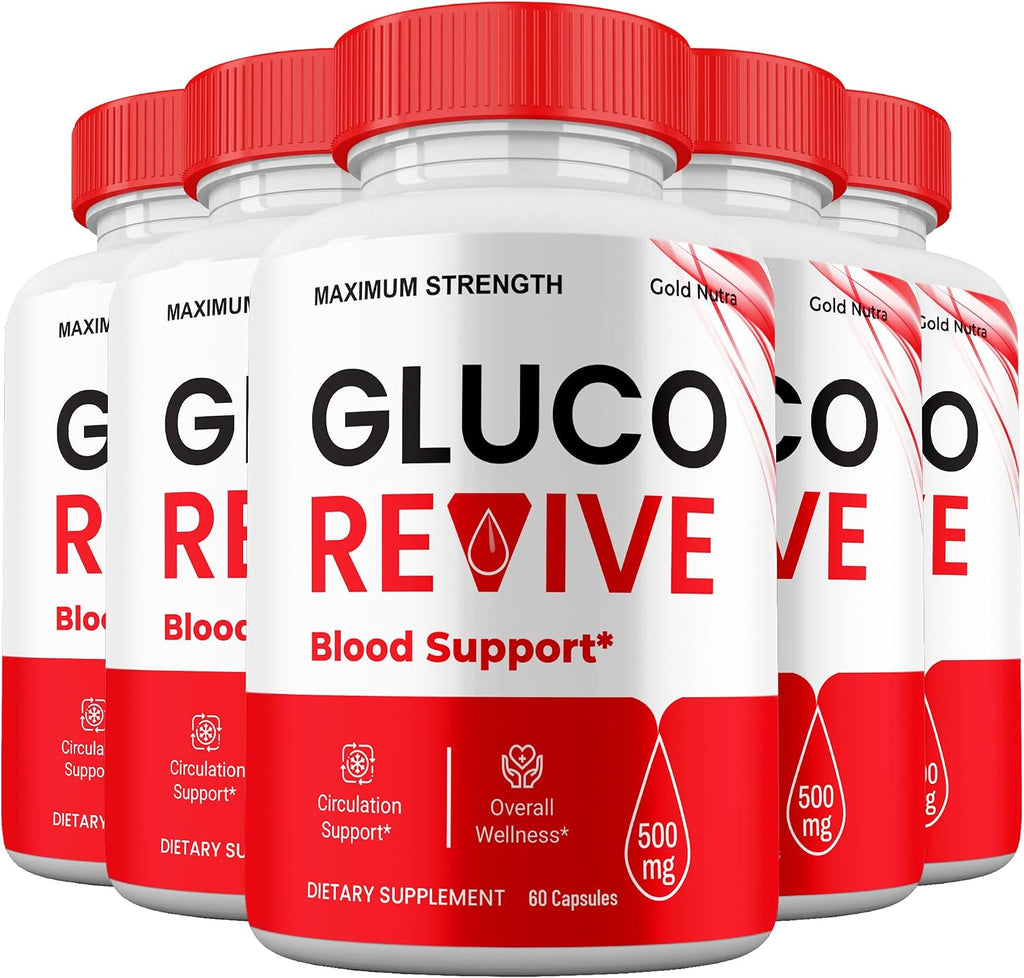 GlucoRevive Cápsulas - Pack de 5 (300 Cápsulas)