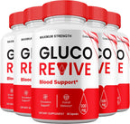 GlucoRevive Cápsulas - Pack de 5 (300 Cápsulas)