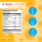 Brain B Balance: Complejo B Metilado - Fórmula Neurobalance - 60 Cápsulas Veganas
