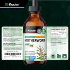 BIO KRAUTER® Suplemento para Perimenopausia y Menopausia - Tintura Vegana de Agripalma 118 ml (4 oz) - 56 días - Sin Alcohol ni Azúcar - 650 mg por dosis