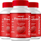 Heart Freedom Capsules - Suplemento para Circulación y Energía (3 Pack)