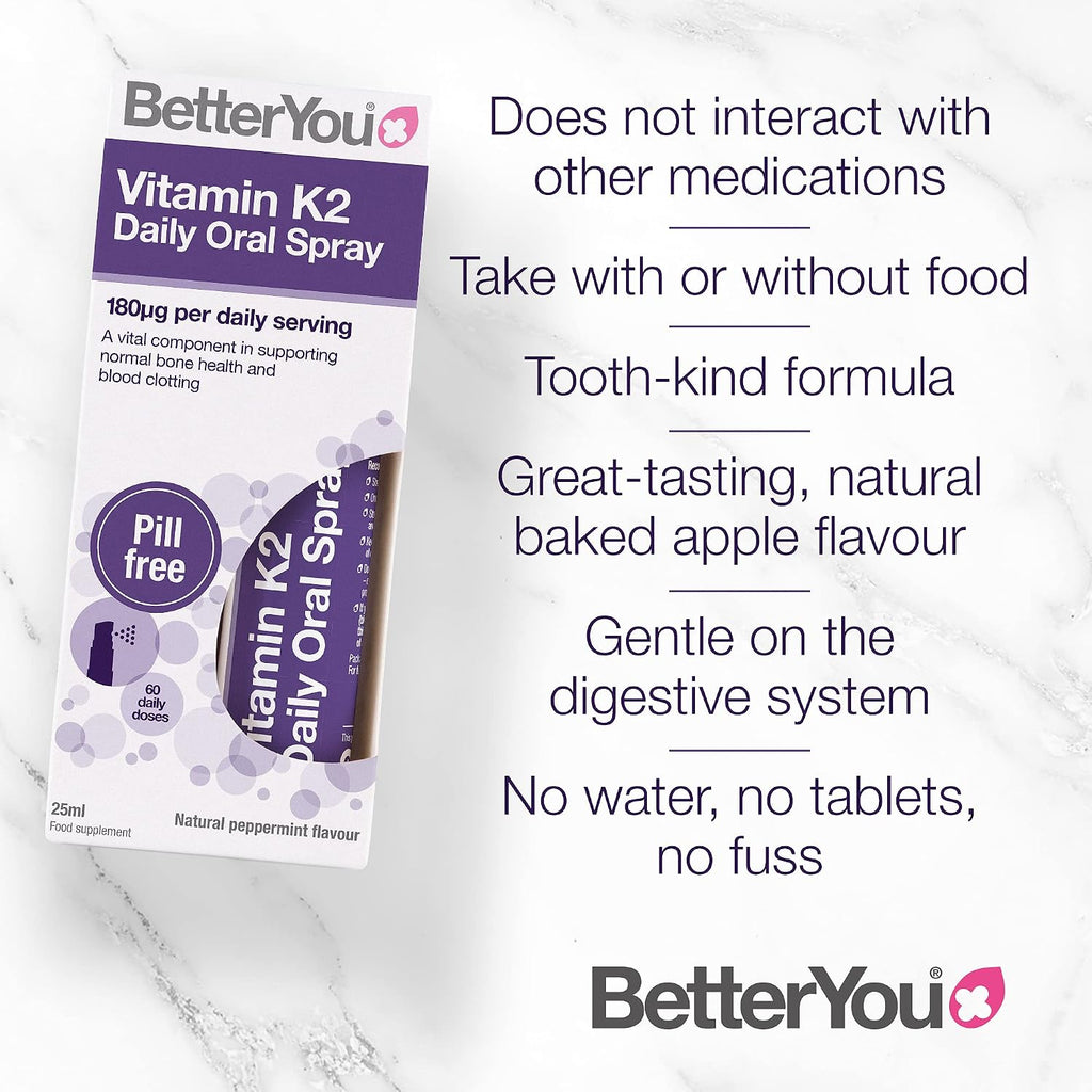 BetterYou Vitamin K2 Daily Oral Spray 25ml