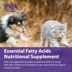 PRN Pharmacal Optima 365 - Suplemento nutricional de ácidos grasos esenciales para perros y gatos - con Omega-3, Omega-6, Omega-9 y vitaminas - Apoya la salud de la piel y el pelaje - 3.785 L