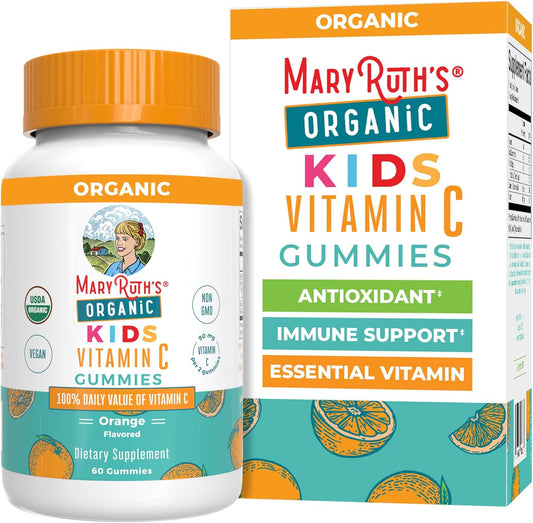 MaryRuth's Gominolas de Vitamina C para Niños - Orgánicas, Veganas, 60 Gominolas