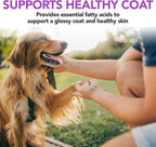 Vet's Best Snacks Masticables con Levadura de Cerveza y Ajo, Omega 3 para Perros, 60 unidades