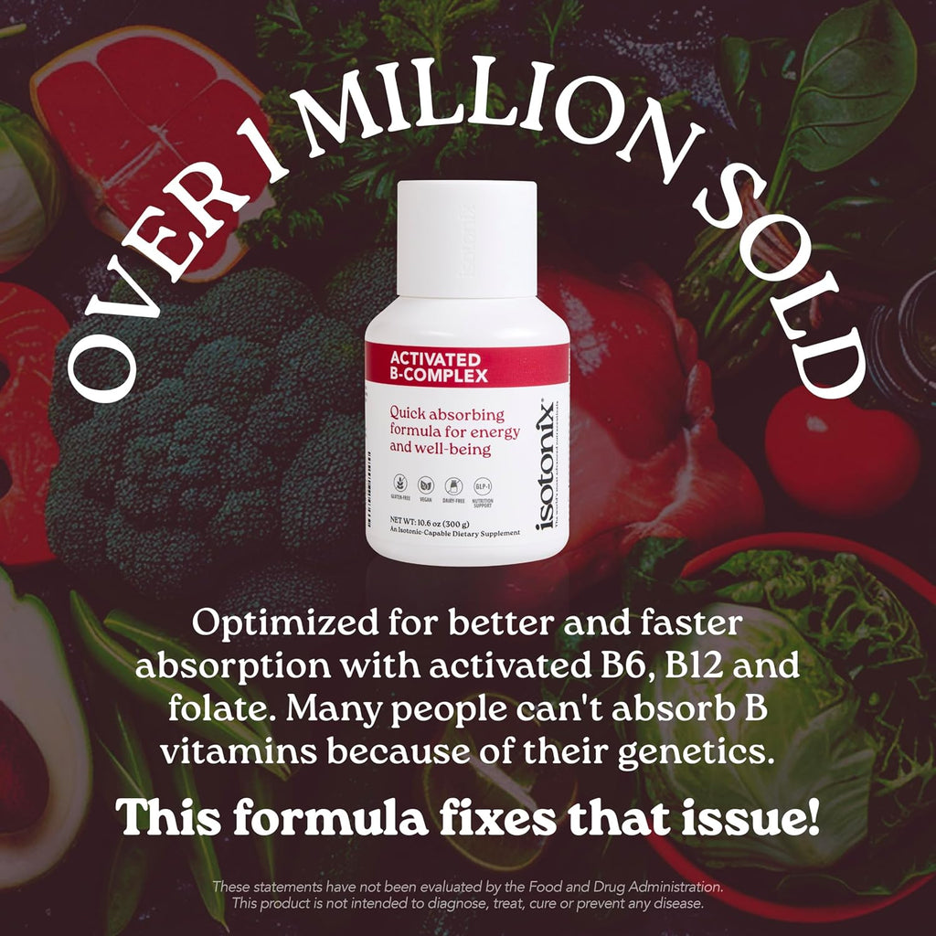 Isotonix Activated B Complex – Complejo B Activo en Polvo Isotónico – 90 Dosis