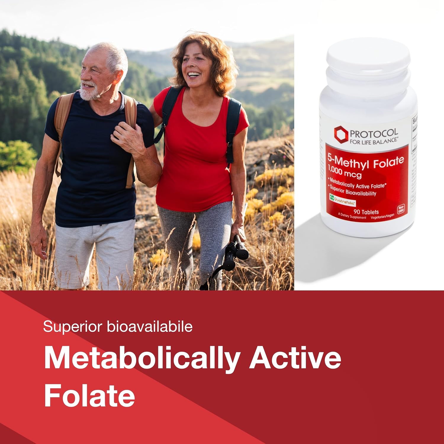 PROTOCOL FOR LIFE BALANCE 5-Metilfolato 1000mcg - 90 Comprimidos