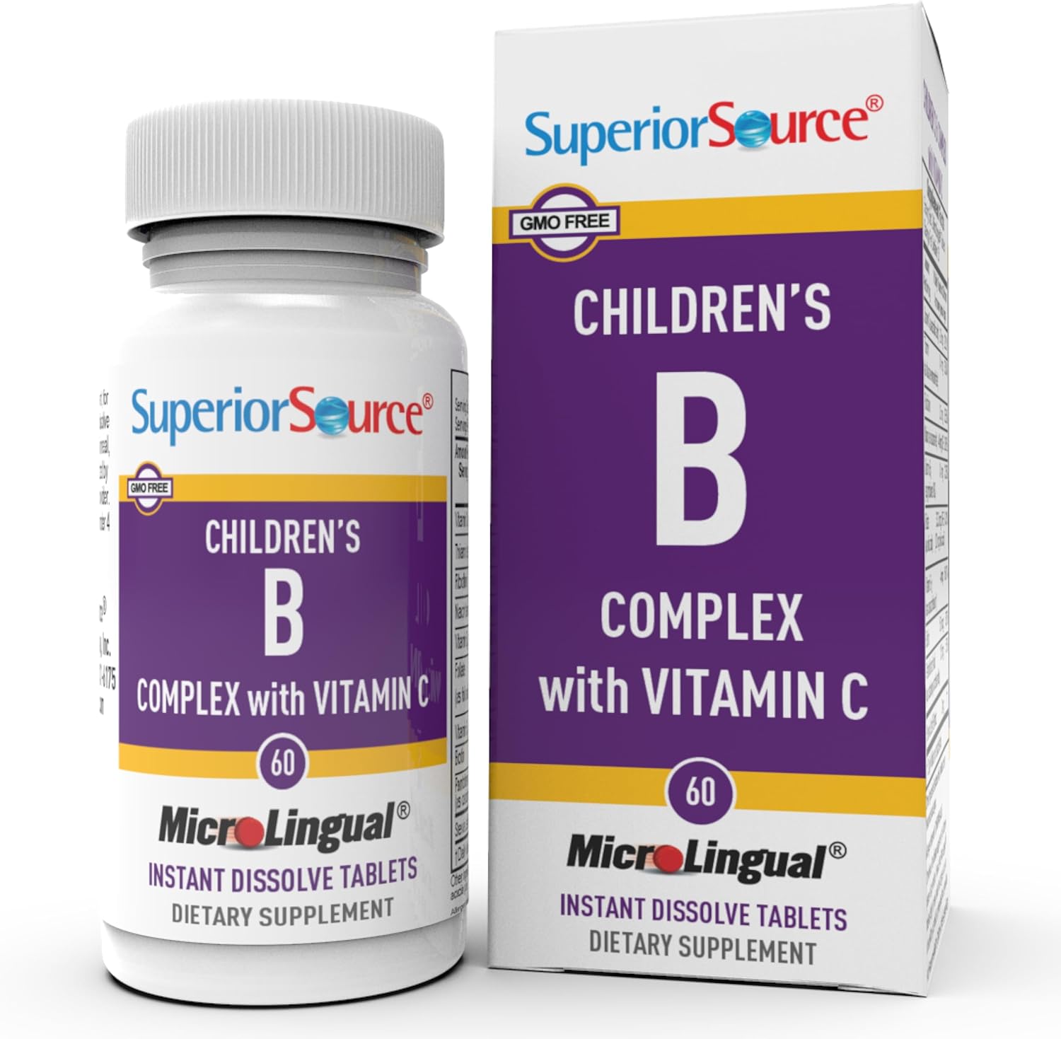 Children's B Complex with Vitamin C – 60 Instant Dissolve Tablets