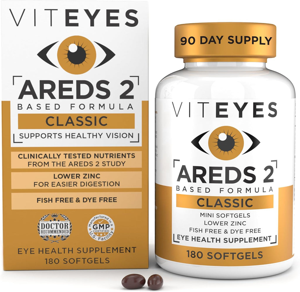 Viteyes AREDS 2 Classic Fórmula para la Salud Macular Cápsulas Blandas - 180 Cápsulas blandas