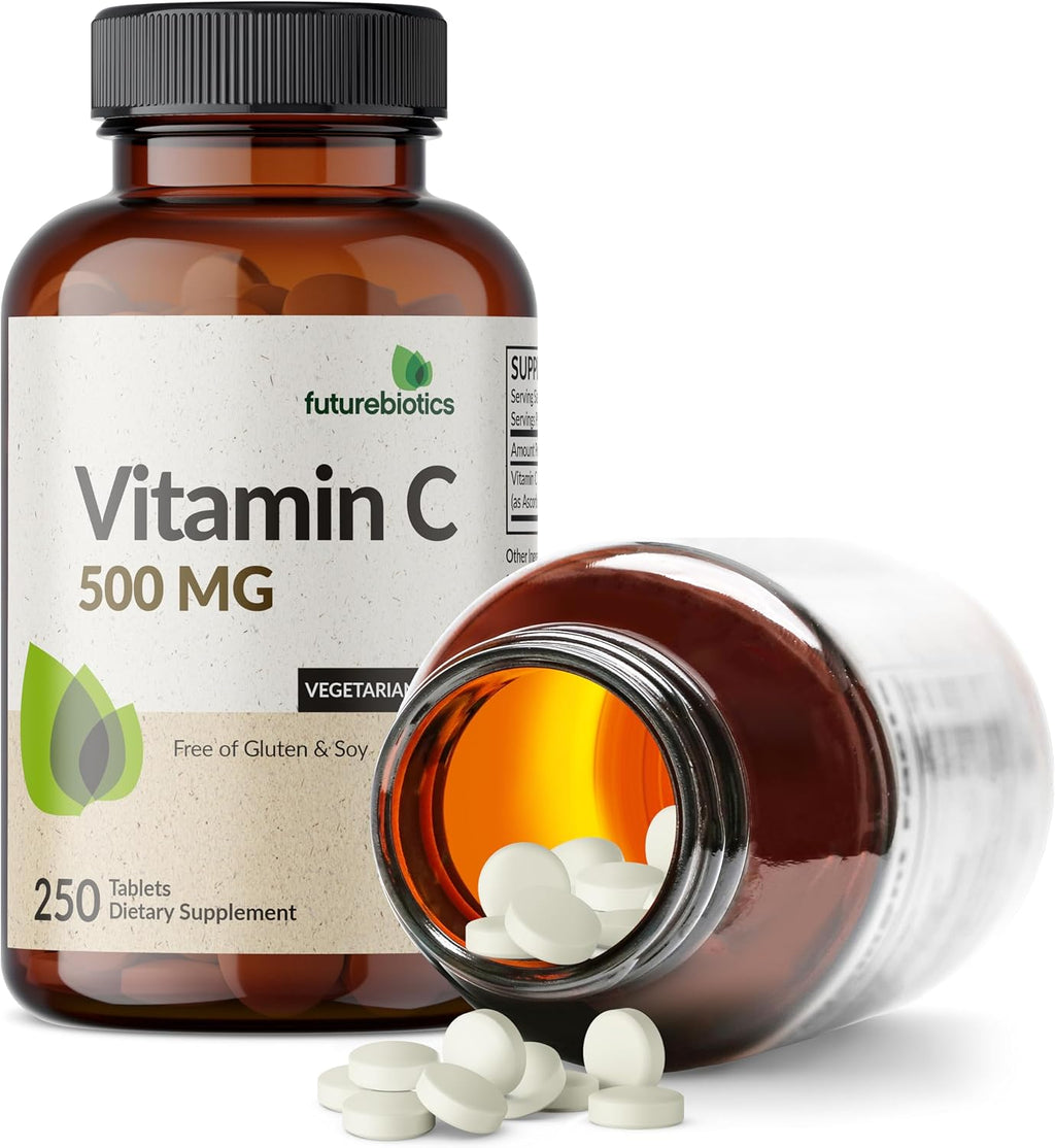 Futurebiotics Vitamina C 500 mg, 250 Comprimidos No-GMO
