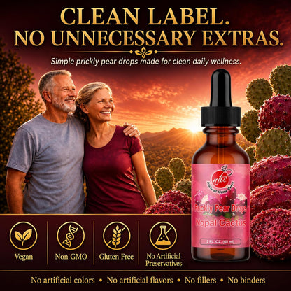Natural Home Cures Gotas de Cactus Nopal con Vitamina B12, Concentrado de Fruta de Cactus, Suplemento Líquido con Betalaínas – Image 6