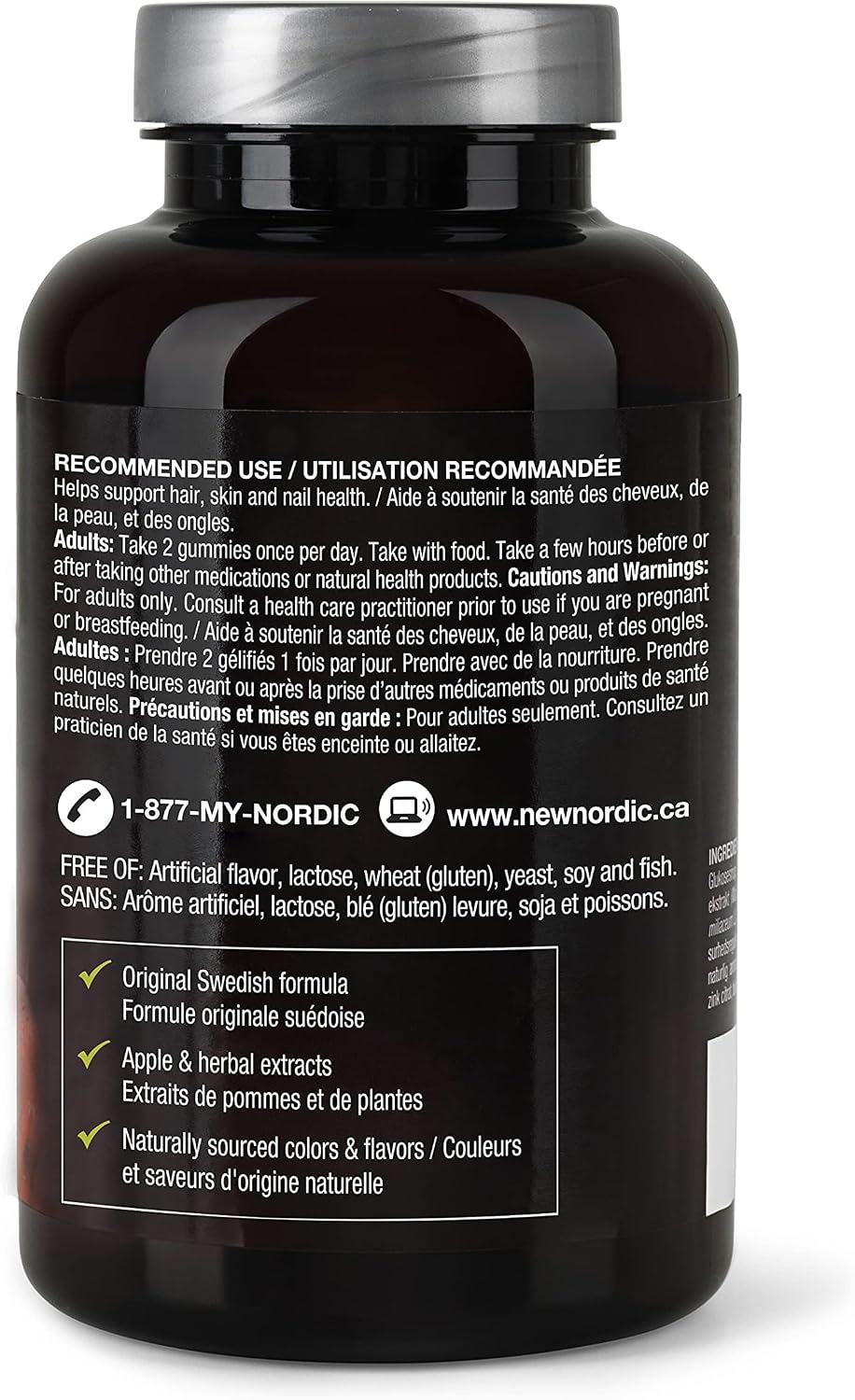 NEW NORDIC Gominolas de Biotina para el Cabello – 60 uds